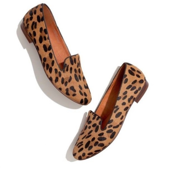 Madewell Shoes - Madewell calf hair loafers in leopard print
